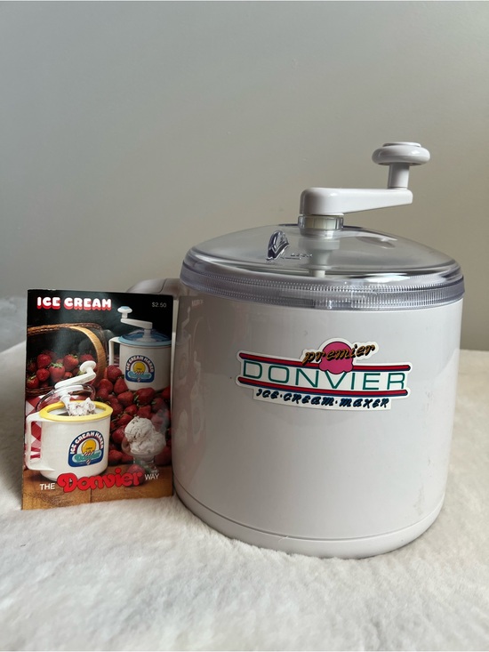 Donvier Other - Vintage Donvier Premier Ice Cream Maker 1 Quart Manual Freezer Maker w/ Box